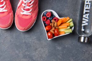 shoes and veggies