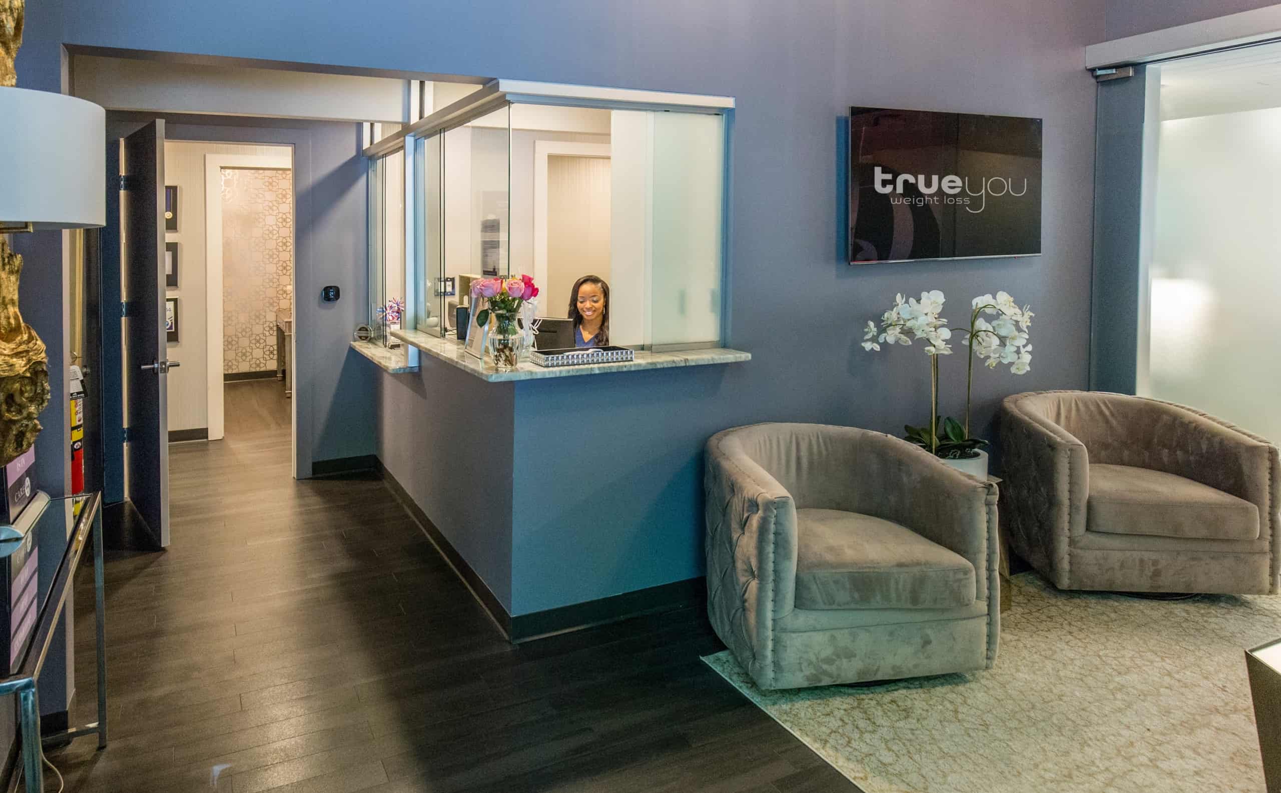 true you weight loss reception area